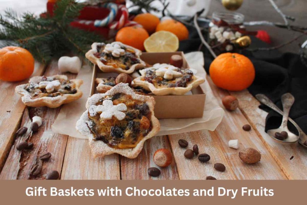 Gift Baskets with Chocolates and Dry Fruits