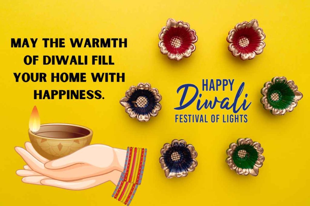 Hang up traditional lanterns and diyas (oil lamps) (3)