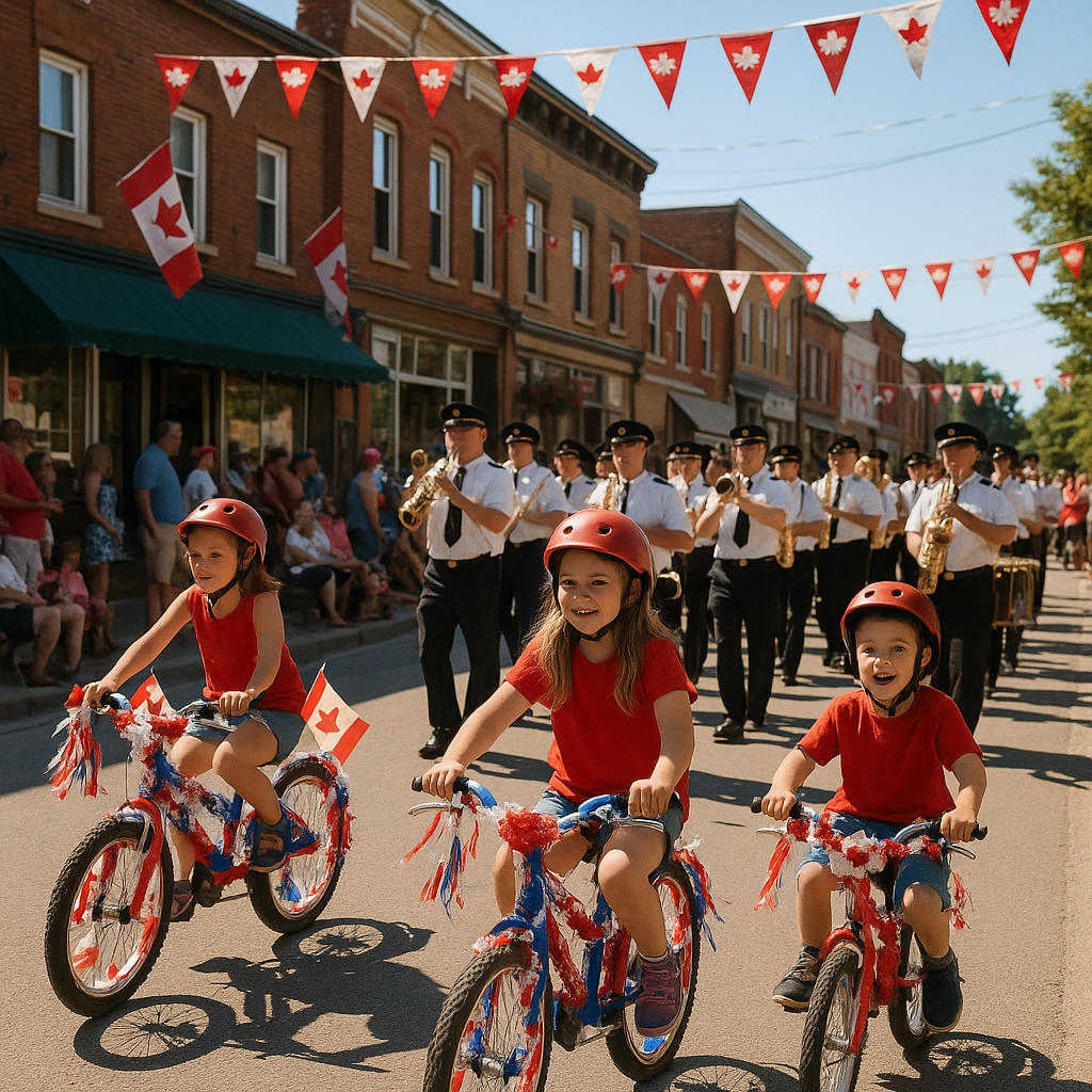Small-town parade for Canada Day 2026