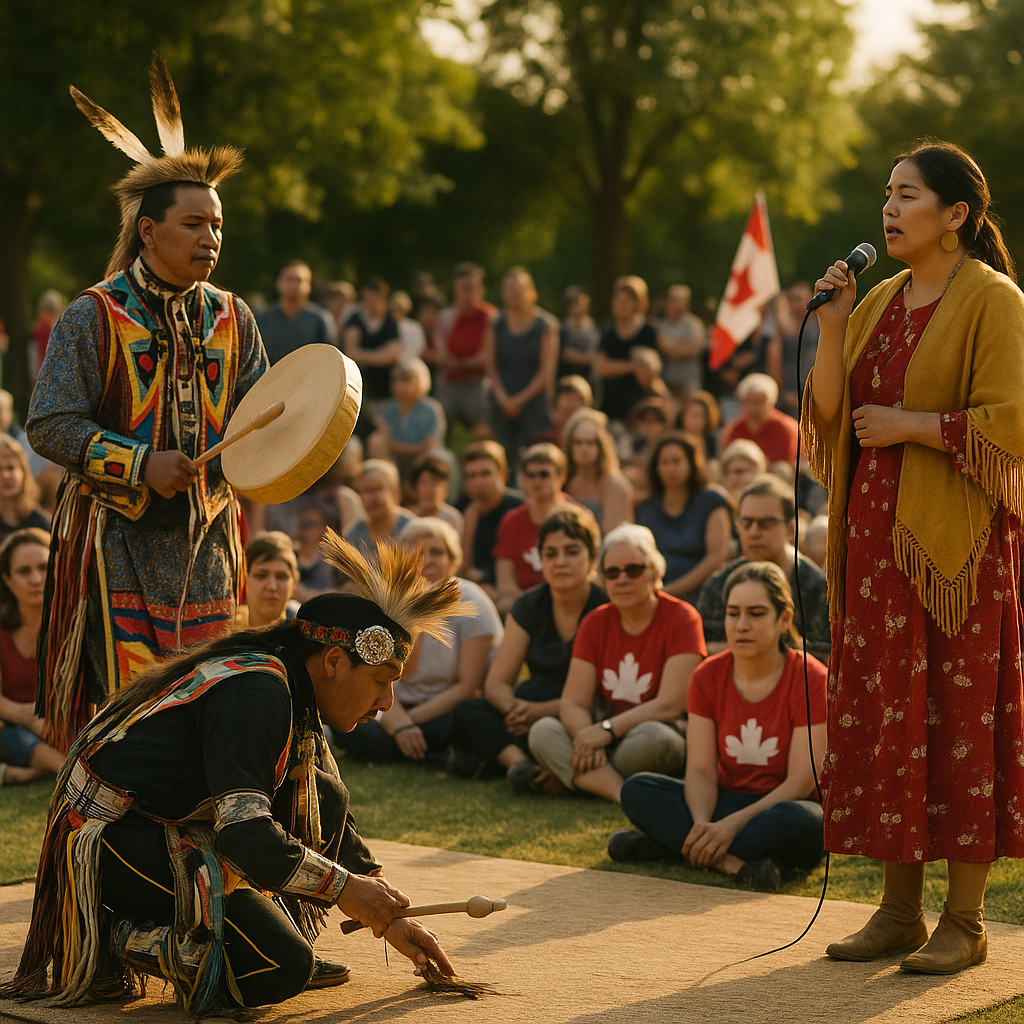 Reflective community event during Canada Day 2026