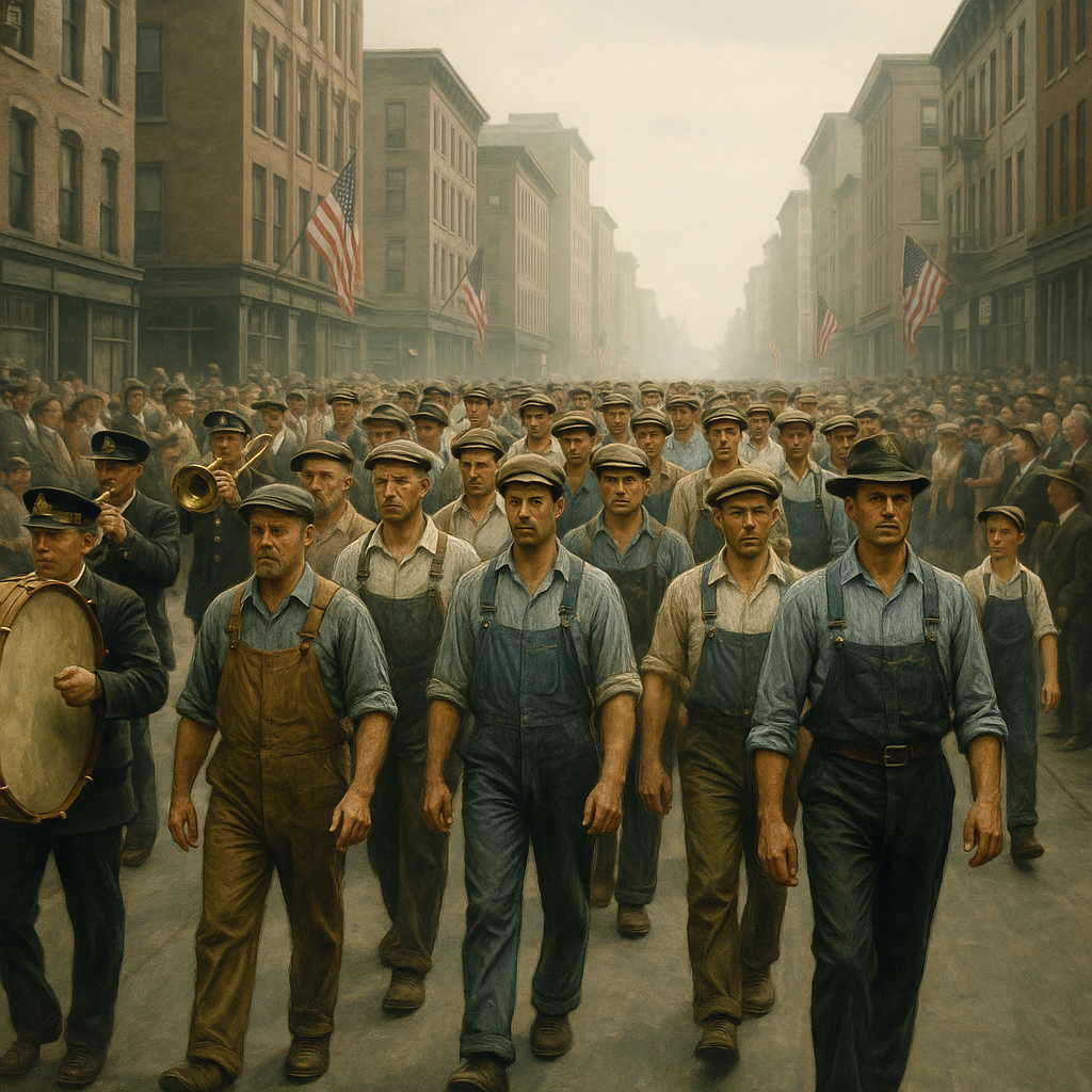 Historic parade representing the roots of Labor Day 2026