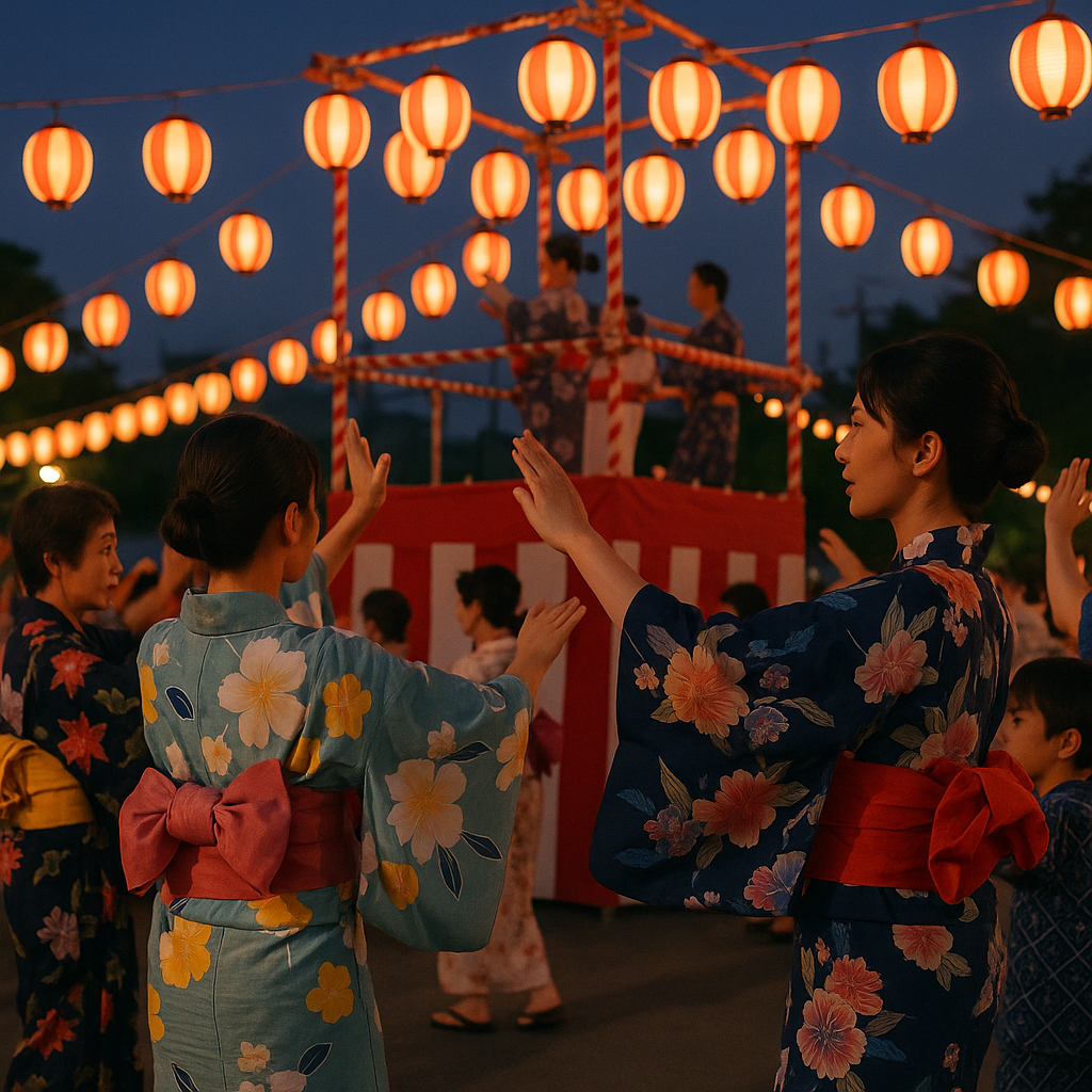 Bon Odori dance at Obon 2026 festival