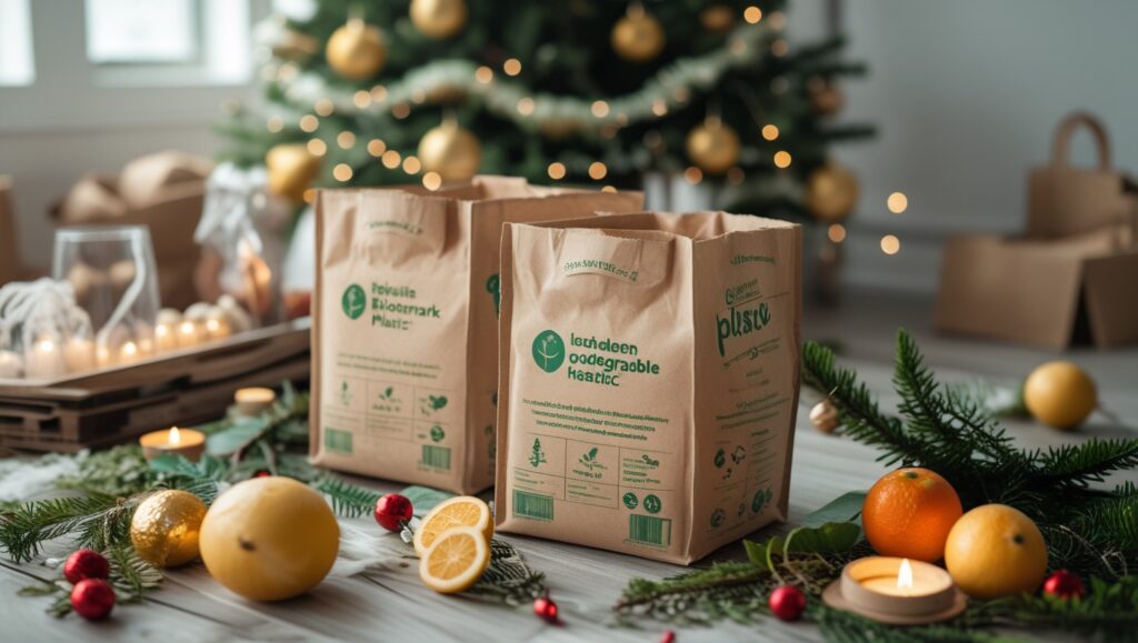 Showcase of innovative biodegradable products as alternatives to plastic.